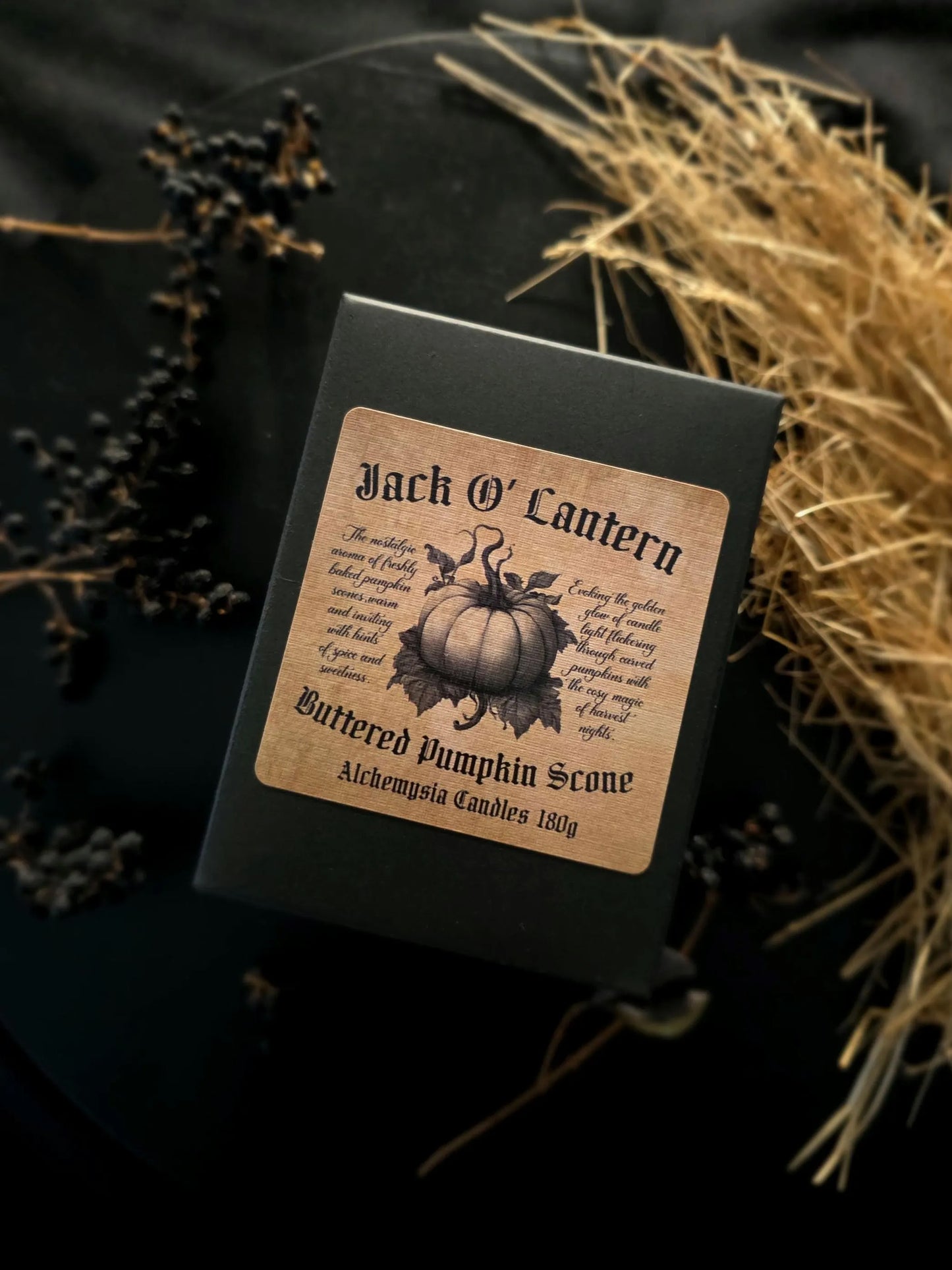 JACK O' LANTERN Candle ~ Buttered Pumpkin Scone