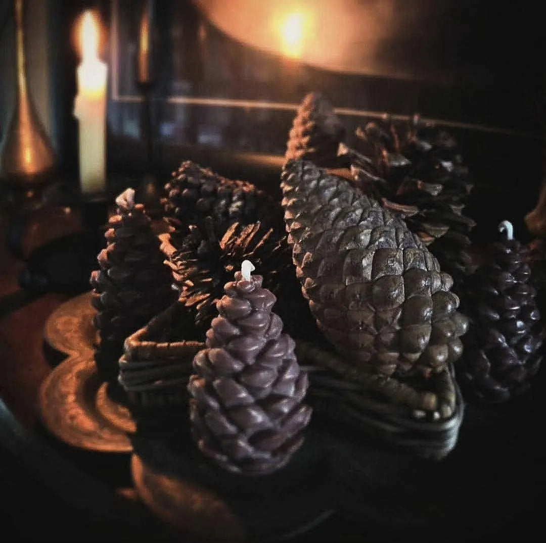 Pine Cone Candle