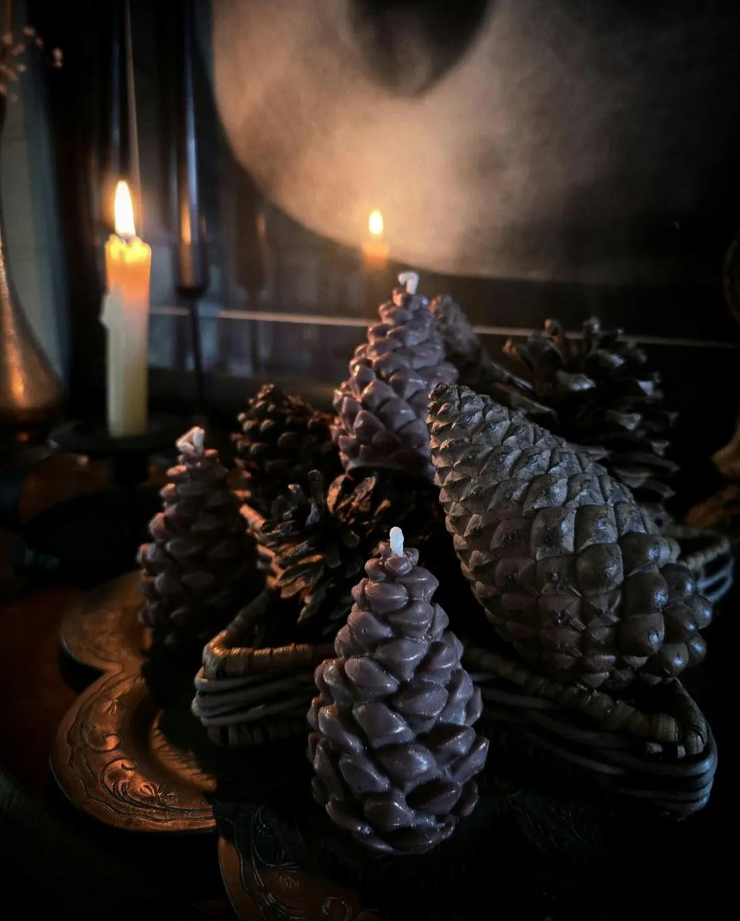Pine Cone Candle