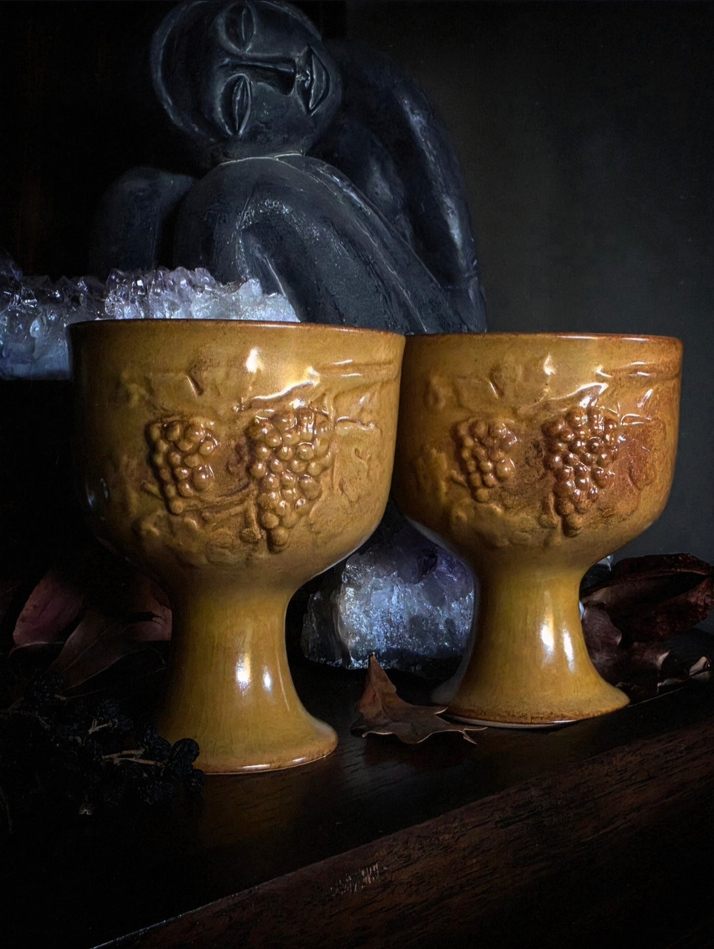 Dionysus Chalice ~ Mulled Wine and Rhubarb