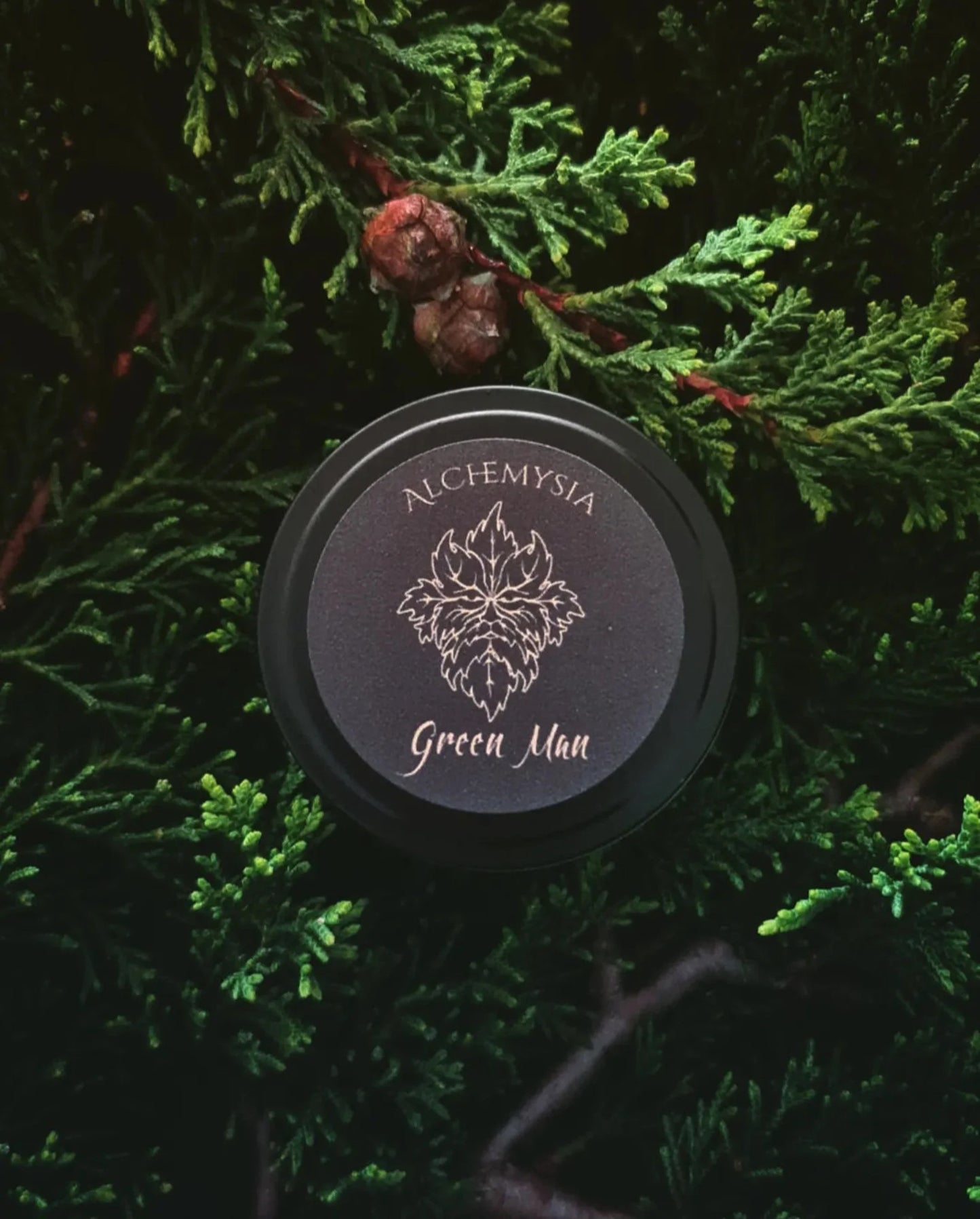 GREEN MAN ~ Oakmoss, Green Leaves & Juniper