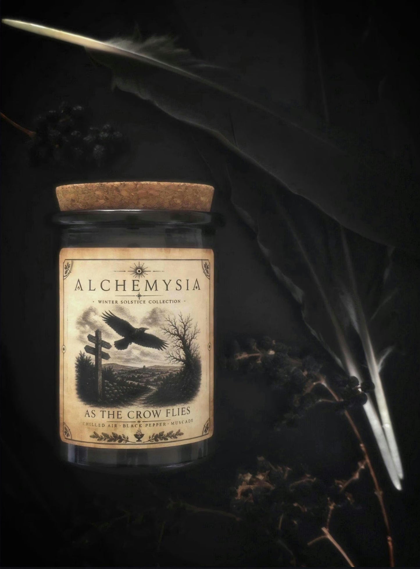 AS the CROW FLIES ~ Chilled Air | Black Pepper | Muscade