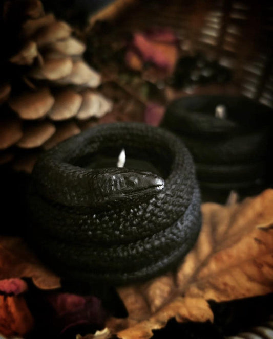 Black Serpent Candle